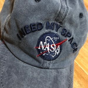 i need my space - nasa jean hat